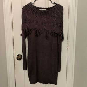 Vioblu Sweater Dress in Gray, Small